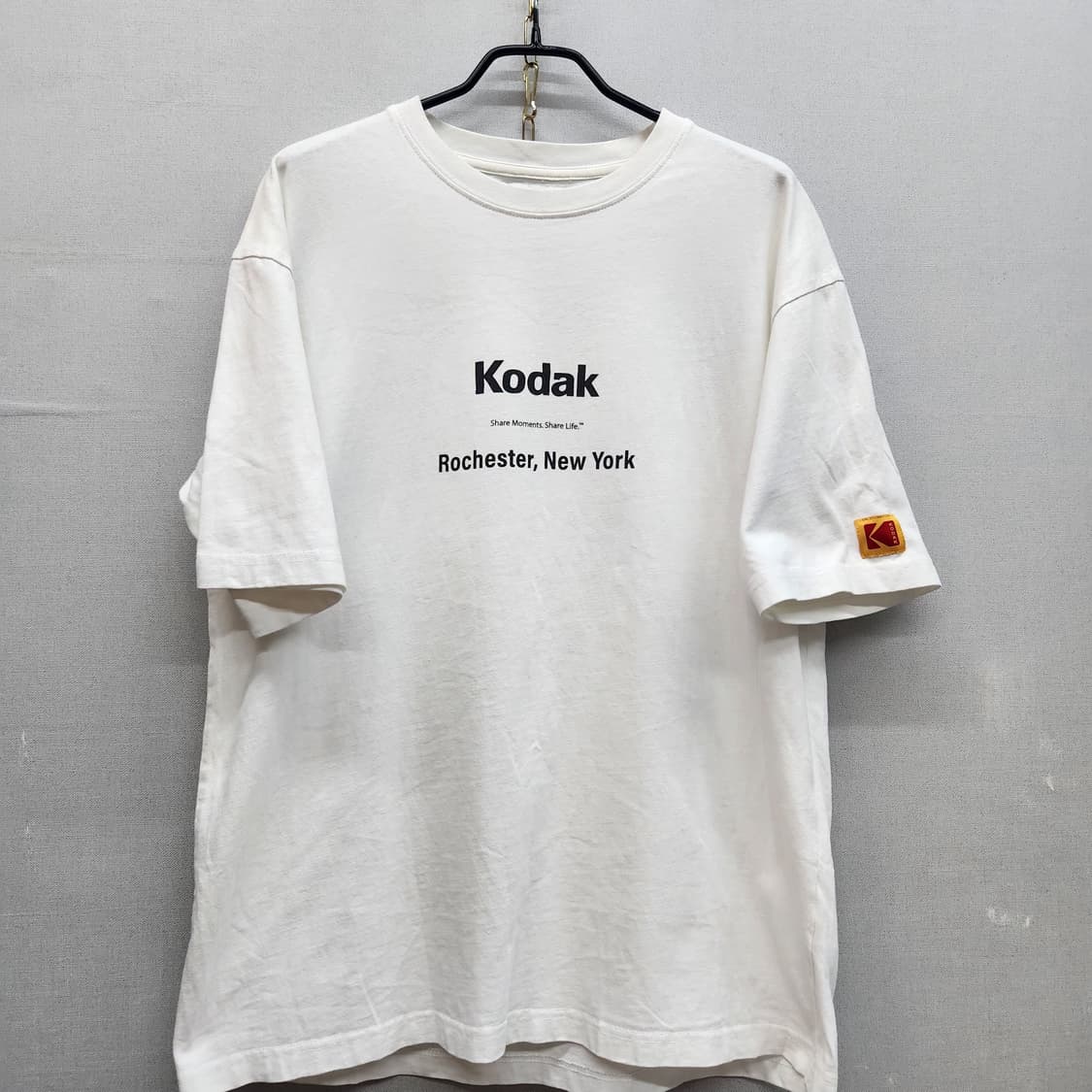 코닥 백 빅로고 프린팅 반팔티 S(L) 상품이미지2