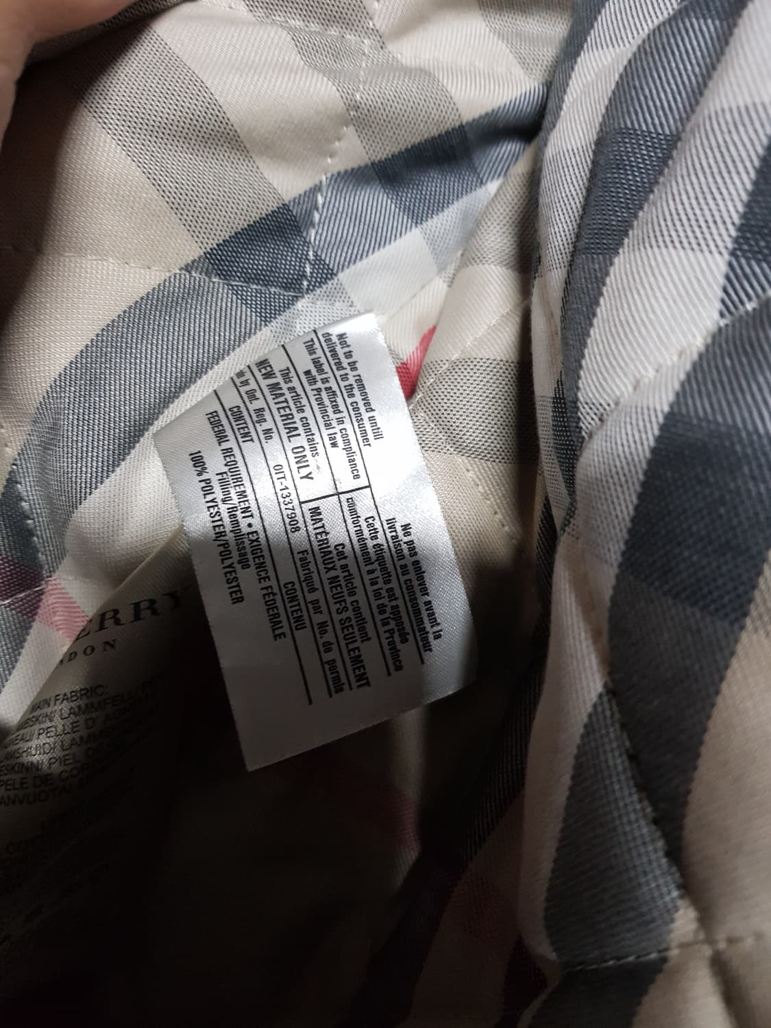 버버리 자켓 52사이즈 상품이미지7