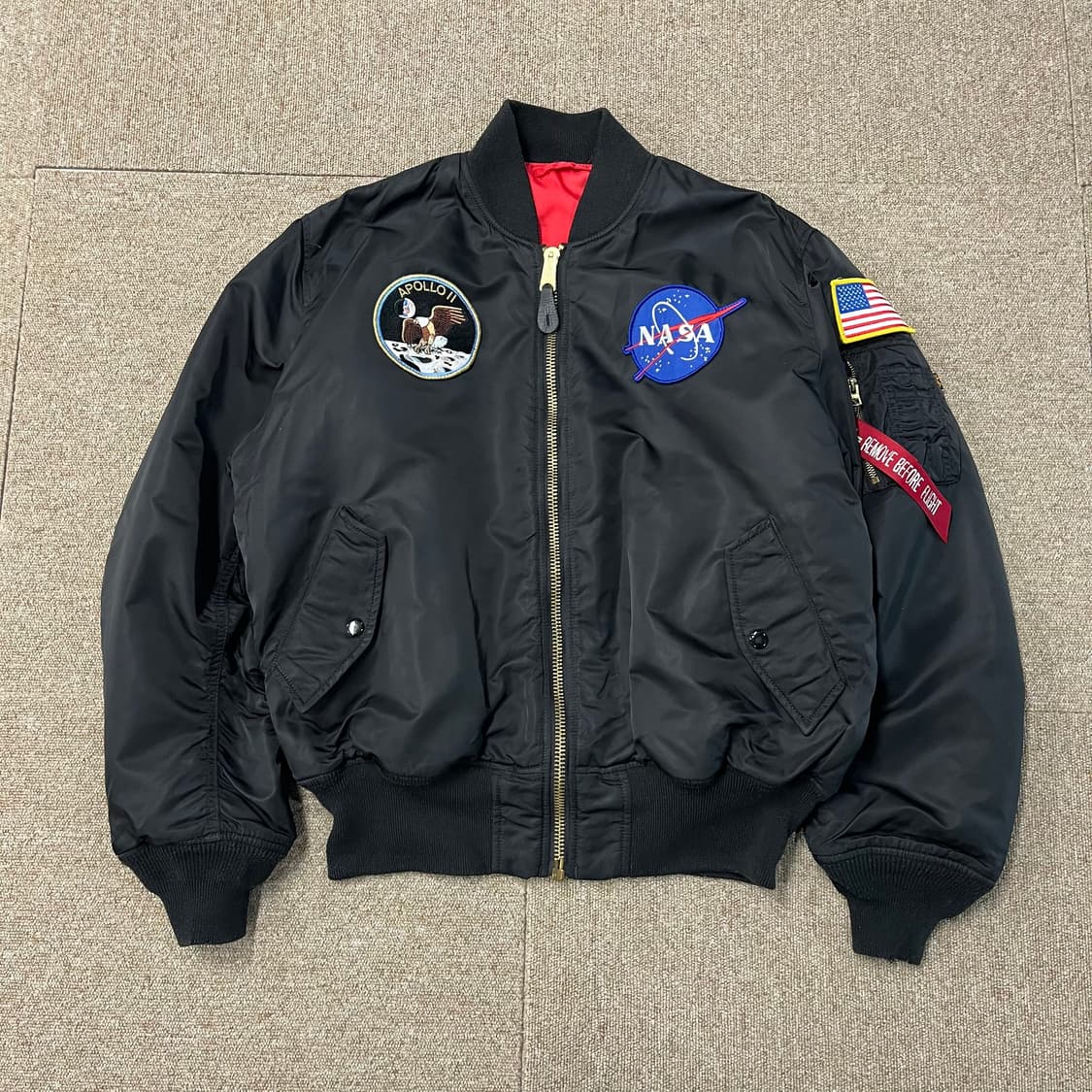 알파 인더스트리 아폴로 MA-1 항공점퍼 상품이미지4