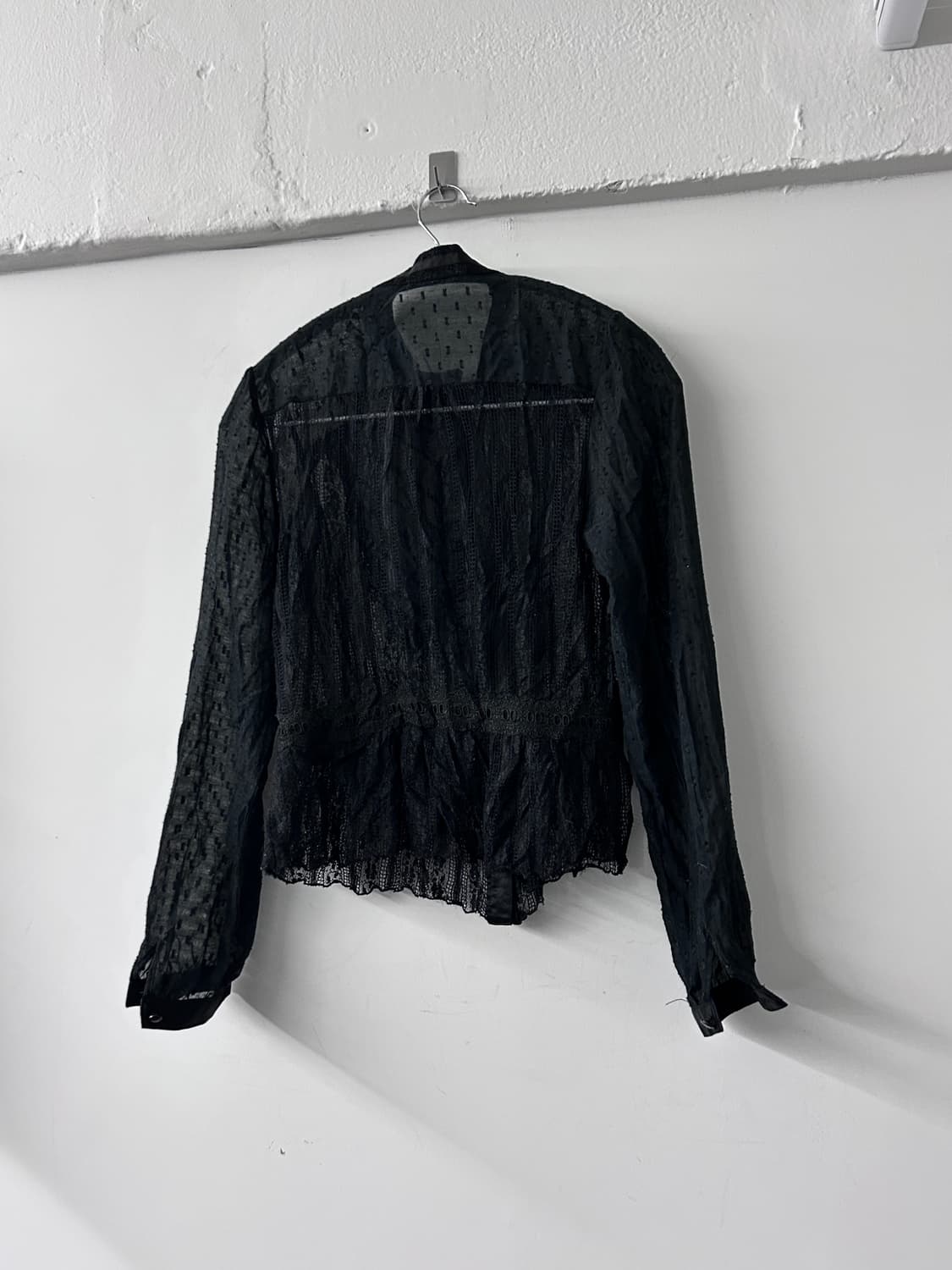 레이스 프릴 고딕 블라우스 상품이미지7