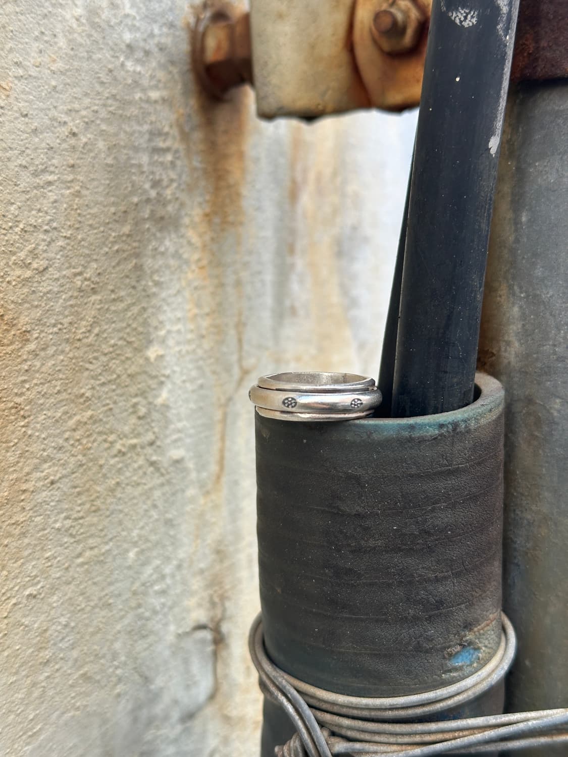 Quiet Motion Band Karen Silver Ring 상품이미지1