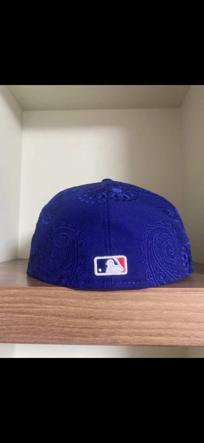 734뉴에라 LA다저스 올오버 페이즐리 피티드캡 다크 로얄 상품이미지2