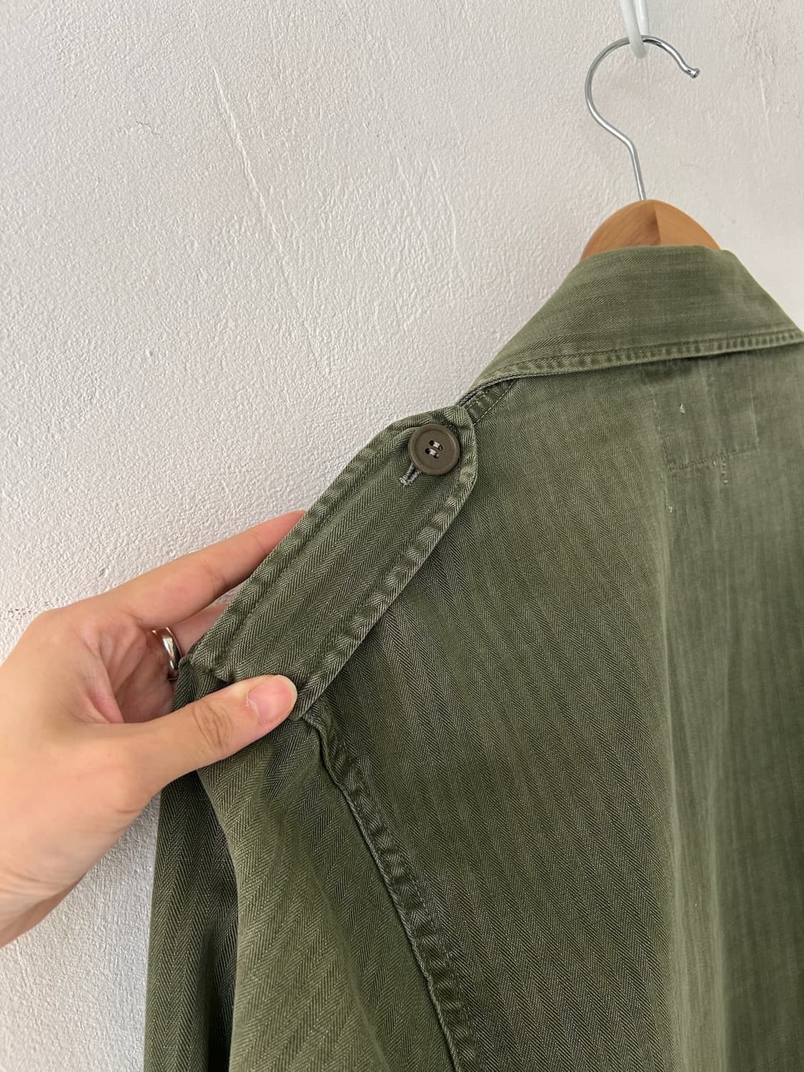 50's Dutch army hbt utility shirt 상품이미지7