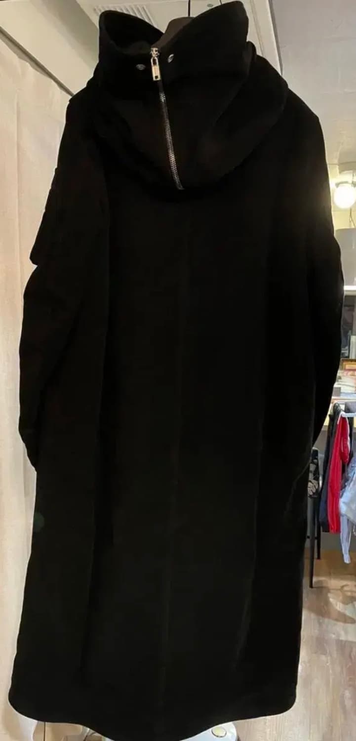 [새상품] 릭오웬스 벨루어 롱플라이트 후드 점퍼 S 상품이미지6