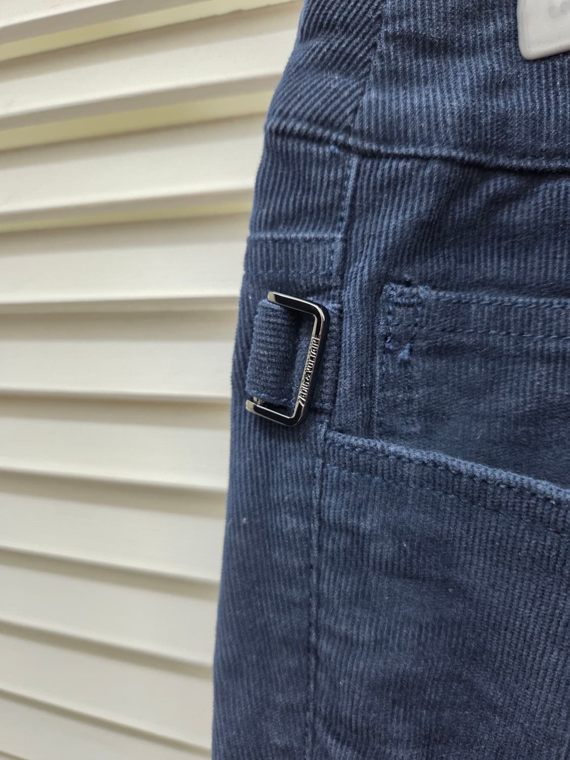 자딕앤볼테르 코듀로이 네이비 팬츠 상품이미지4