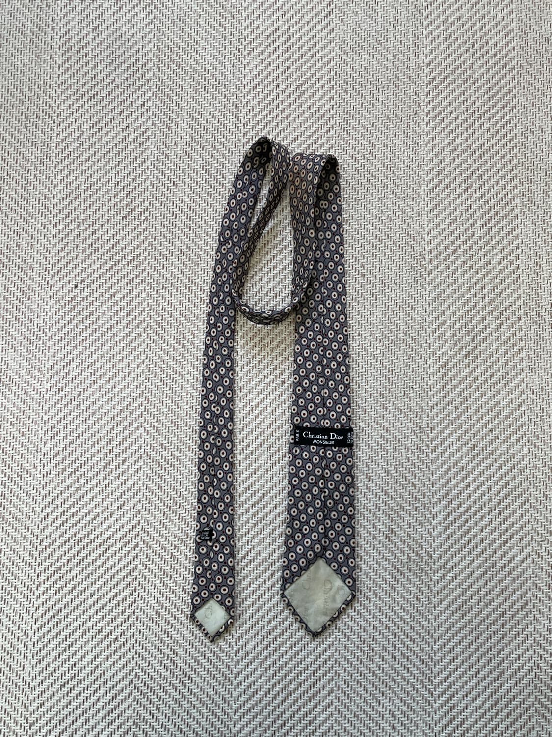 크리스찬 디올 무슈 실크 넥타이  J03972 상품이미지3