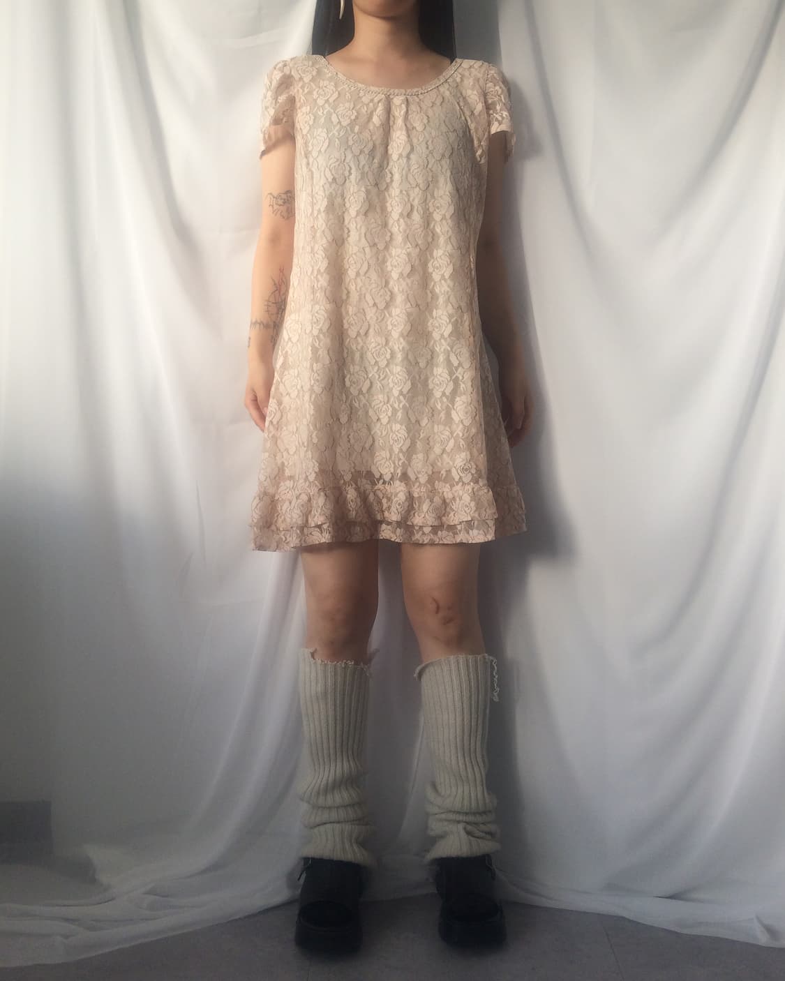 Flower pattern lace onepiece 상품이미지8