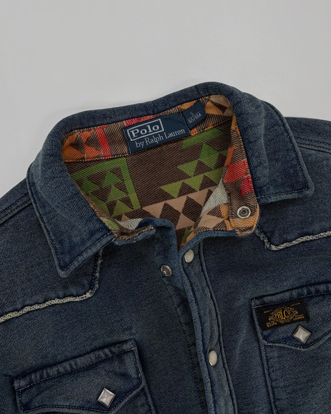 [S]폴로 랄프로렌 나바호 웨스턴 데님 셔츠 상품이미지8