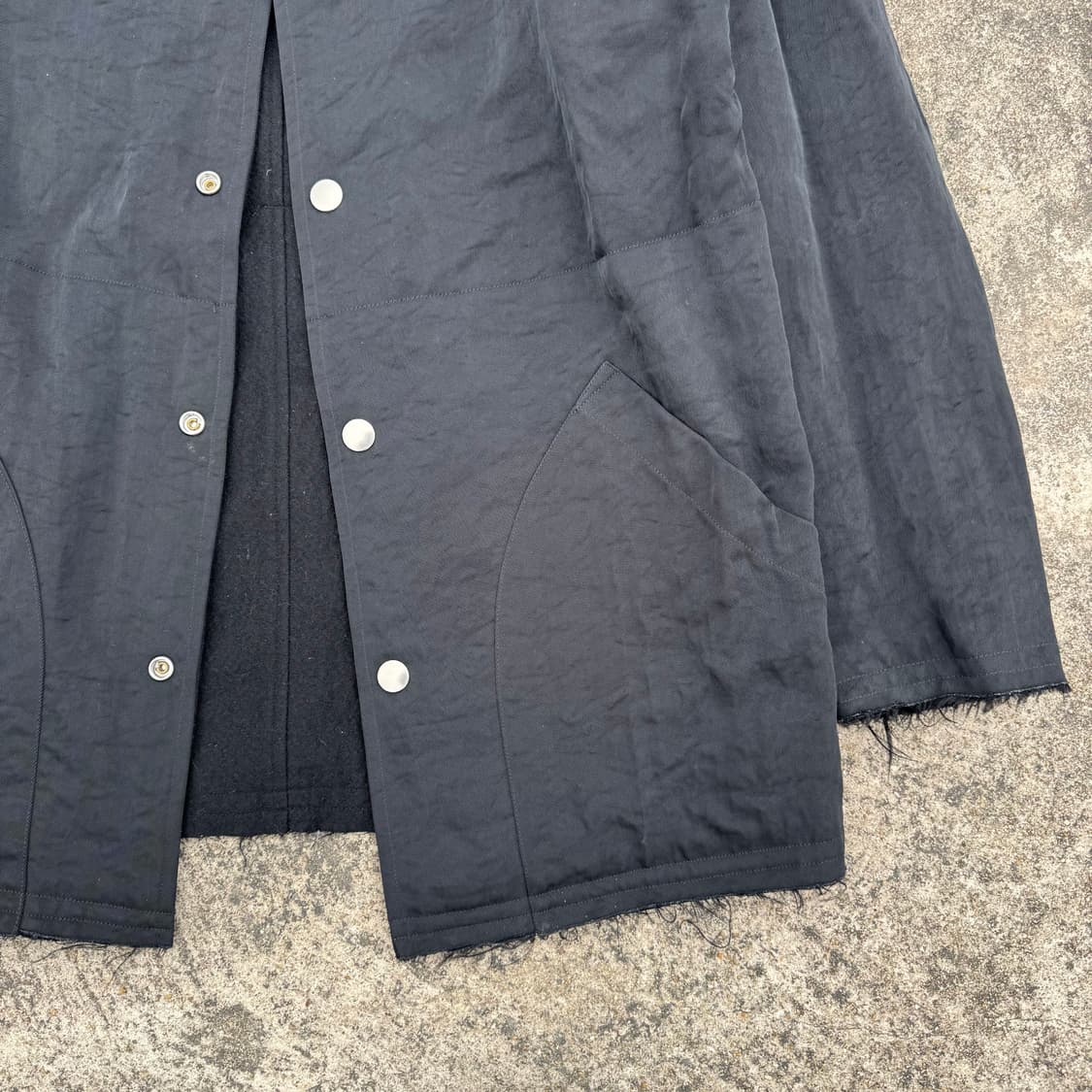 [M~L] 02AW 꼼데가르송 옴므 양면 코트 상품이미지7