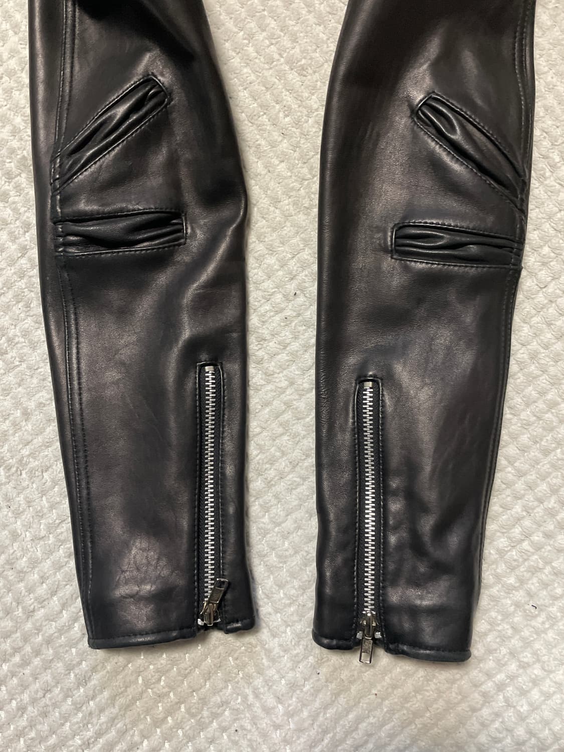 광희시장 웨스턴 무드 램스킨 양가죽 포켓 레더 자켓 상품이미지7