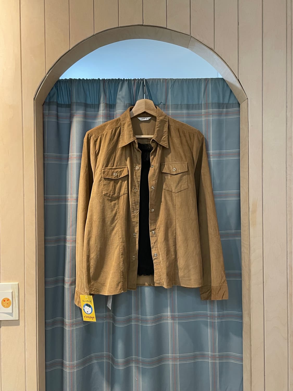 일본빈티지 웨스턴 코듀로이셔츠 상품이미지4