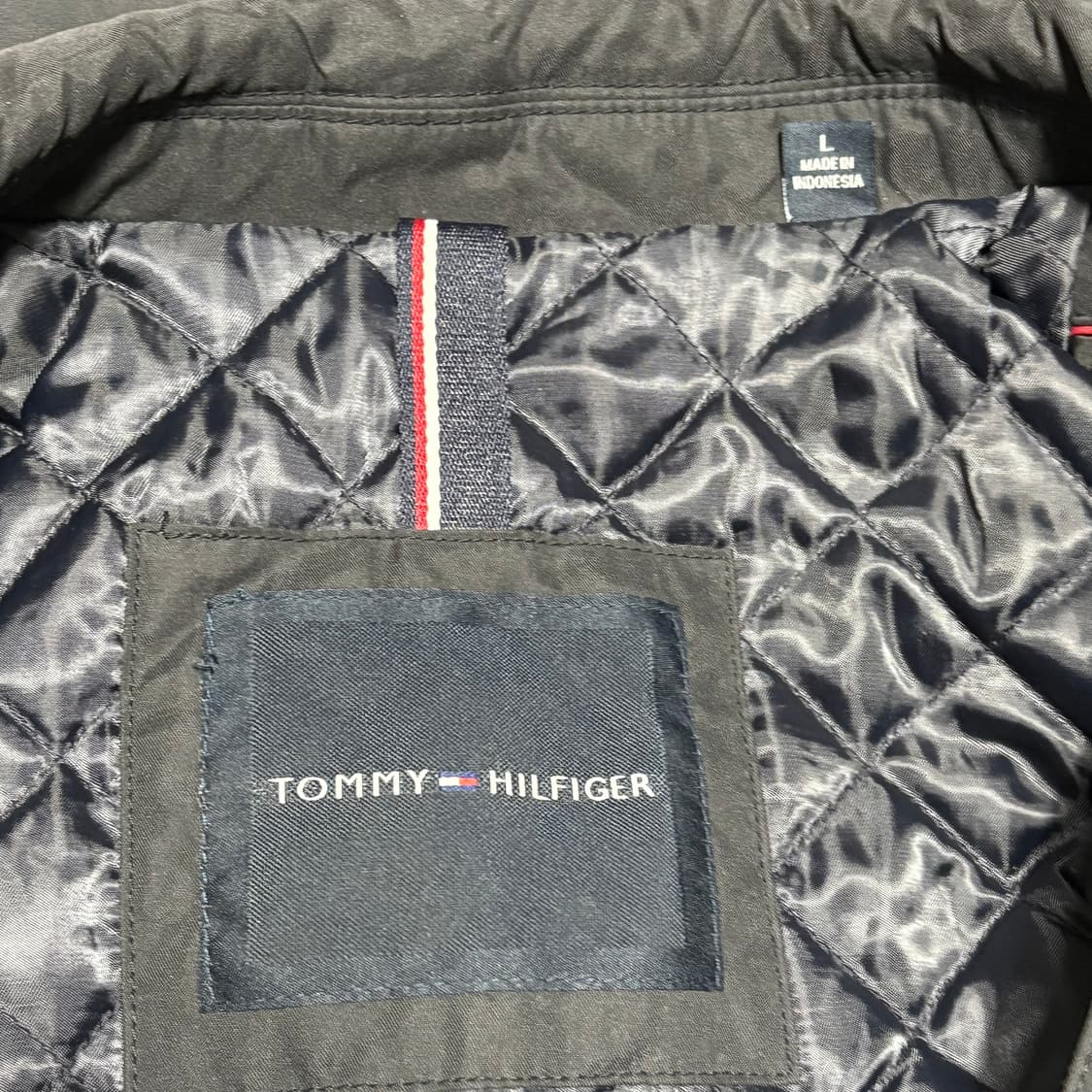 L 타미힐피거 블랙 스윙톱 블루종 자켓 상품이미지4