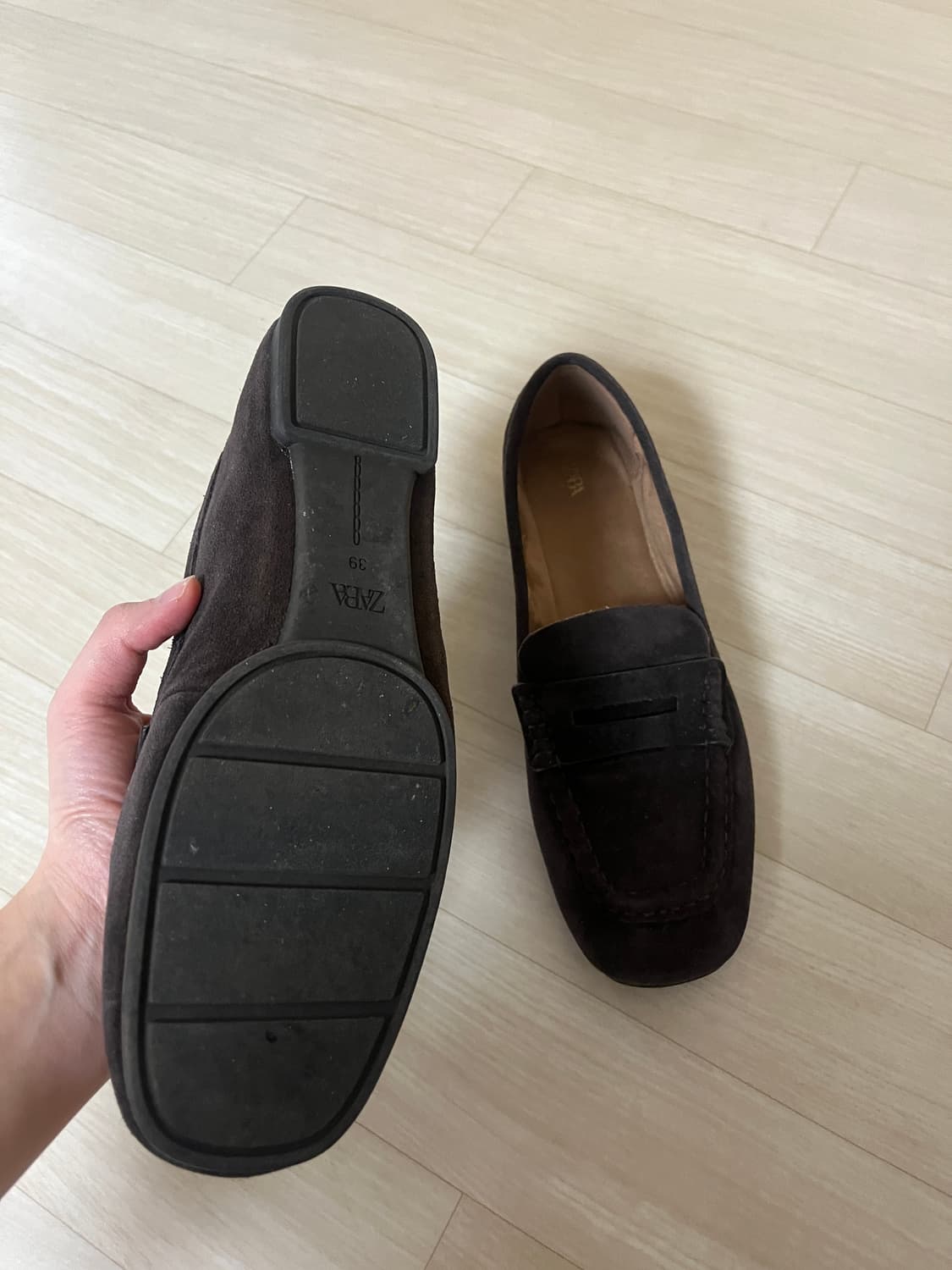 zara 스웨이드 로퍼 상품이미지3