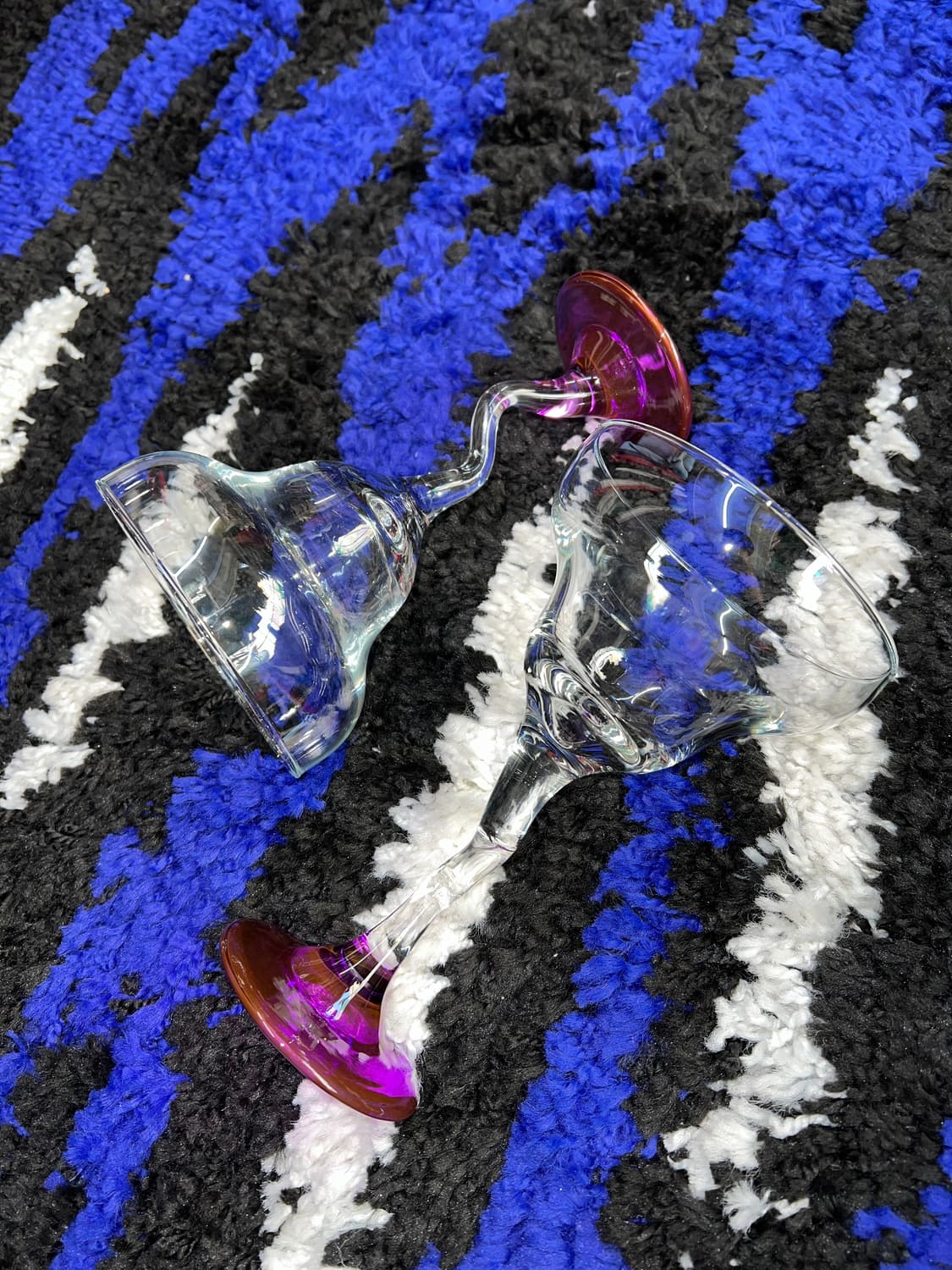 90s Libbey Z twist Stem Margarita Glass 상품이미지10