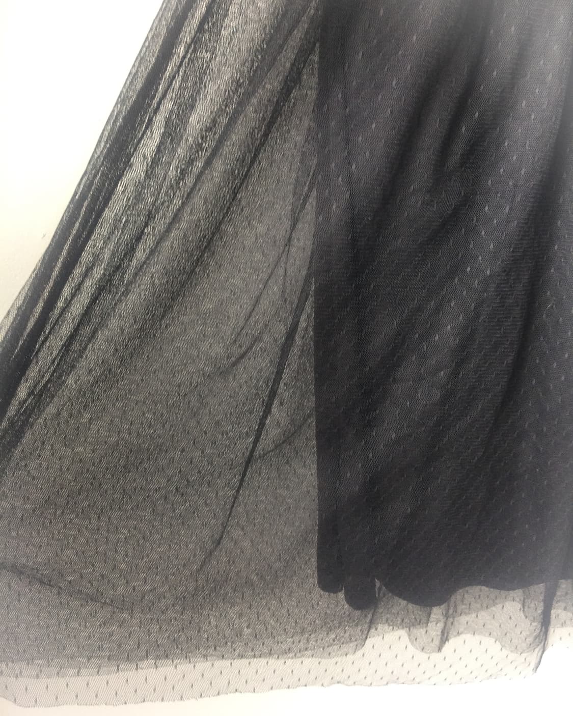 Dot pattern sha long skirt 상품이미지5