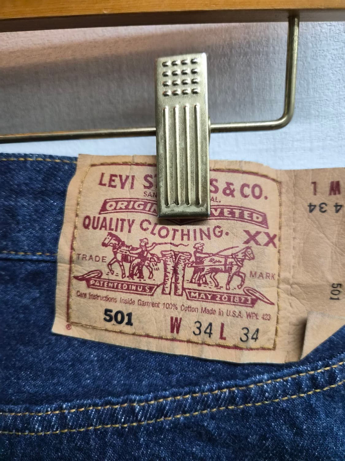 34) 리바이스 90's 501 미국생산 데님 팝니다 상품이미지4