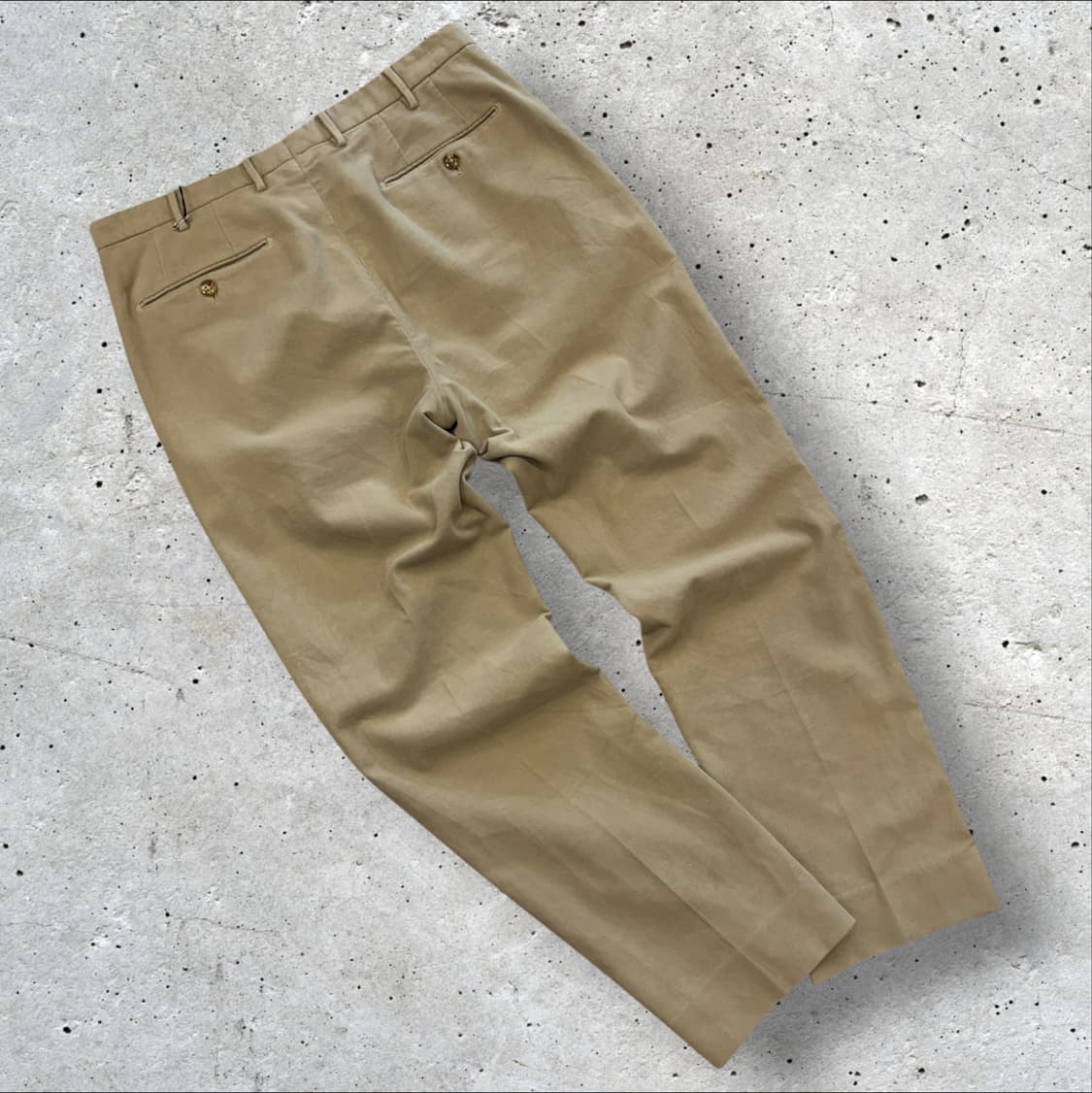[48] 인코텍스 베이지 수입택 코튼 폴리 팬츠 D731 상품이미지2