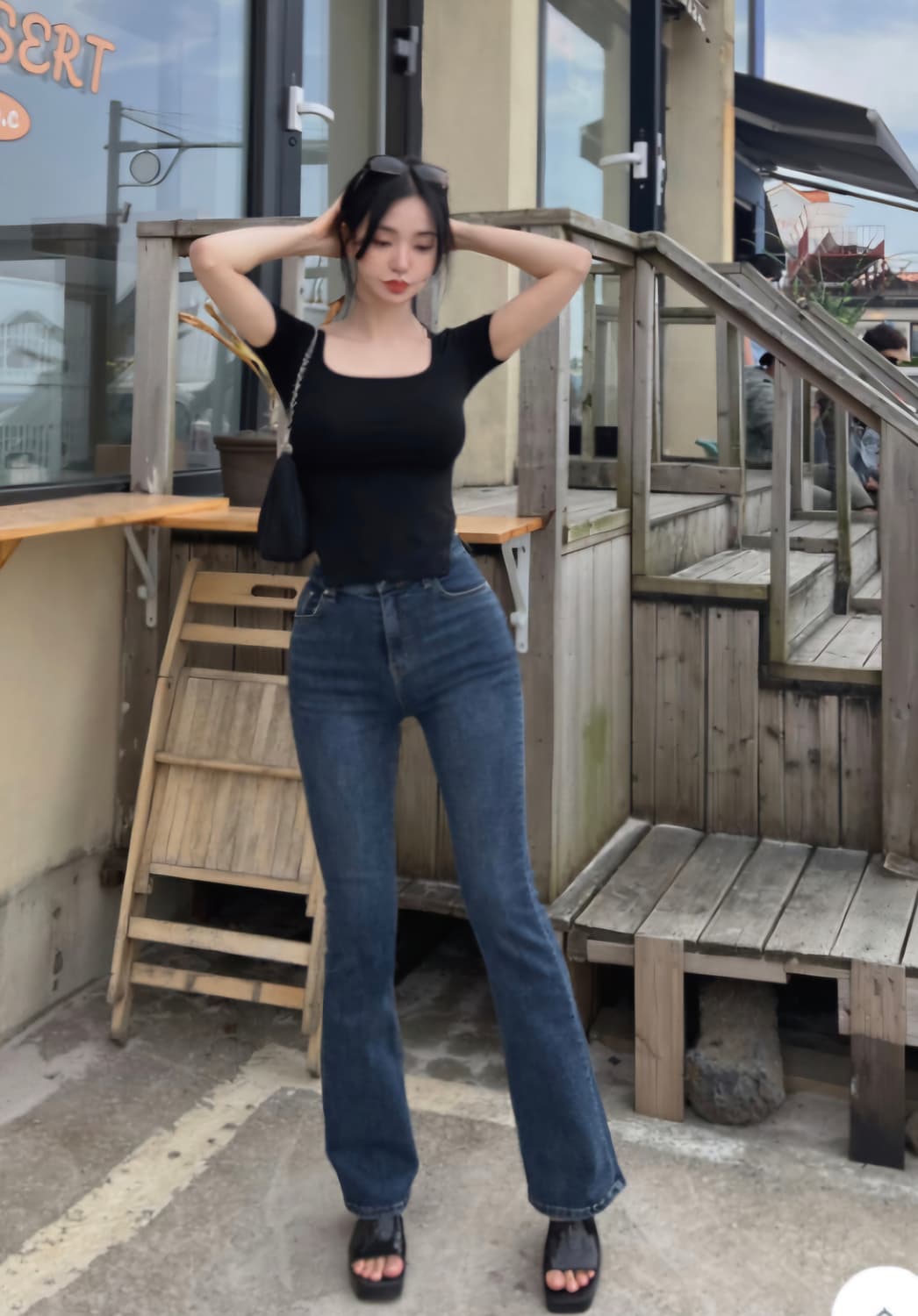카인다미 진청 골반뽕 부츠컷 s 상품이미지2