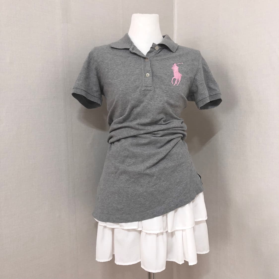 폴로 빅포니 핑크 원피스 L 상품이미지1