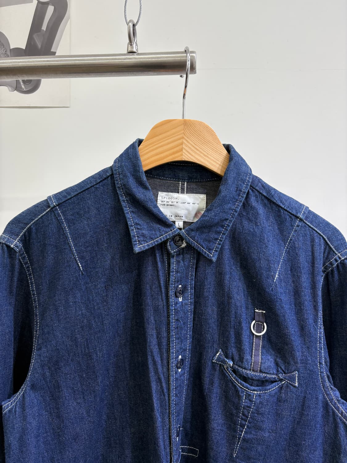 SPLOOSH (Made in Japan) 데님셔츠 상품이미지2