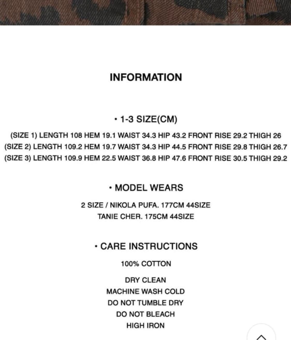 TheOpen Product 레오파드 부츠컷 데님 S 상품이미지3