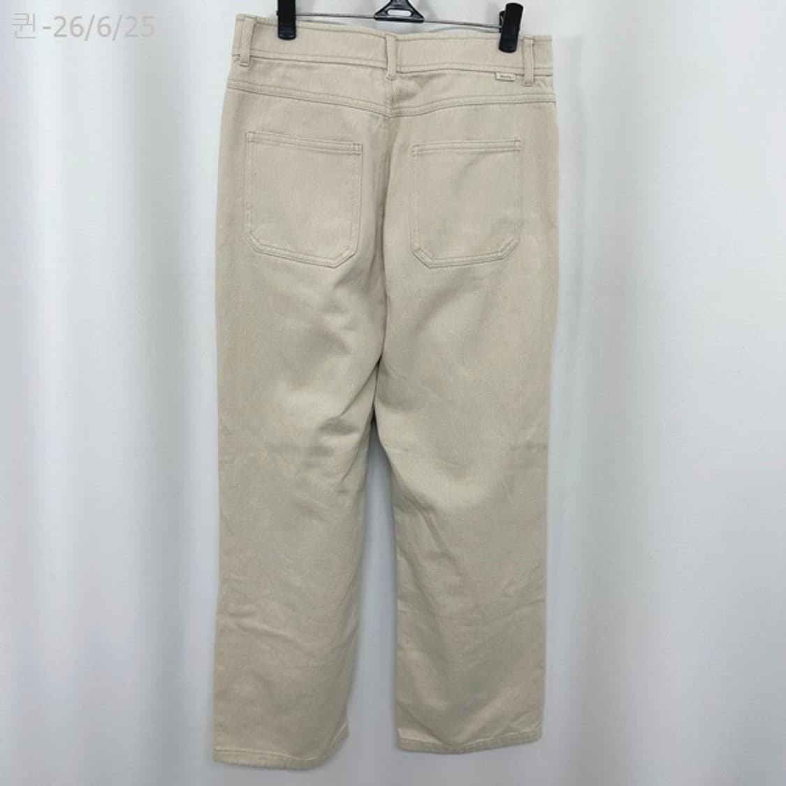 써스데이아일랜드 여자 와이드 면100% 면바지 65 (S) 상품이미지7