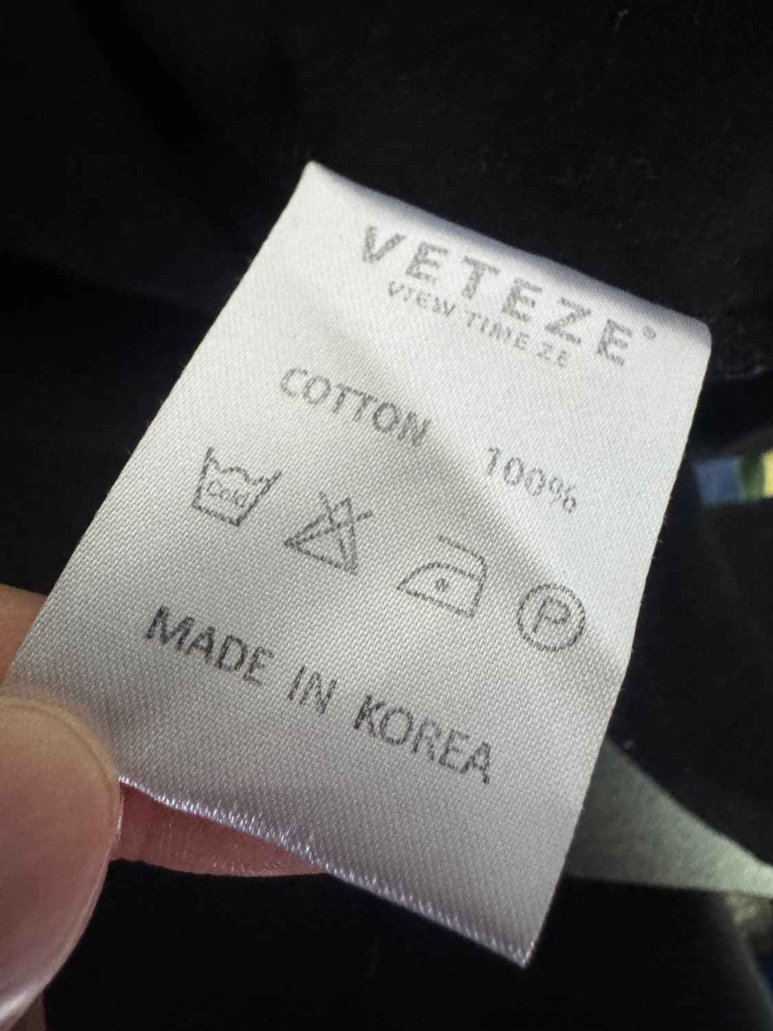 베테제 VETEZW 빈티지 레이싱 프린팅 반팔 티셔츠 M 블랙 상품이미지4