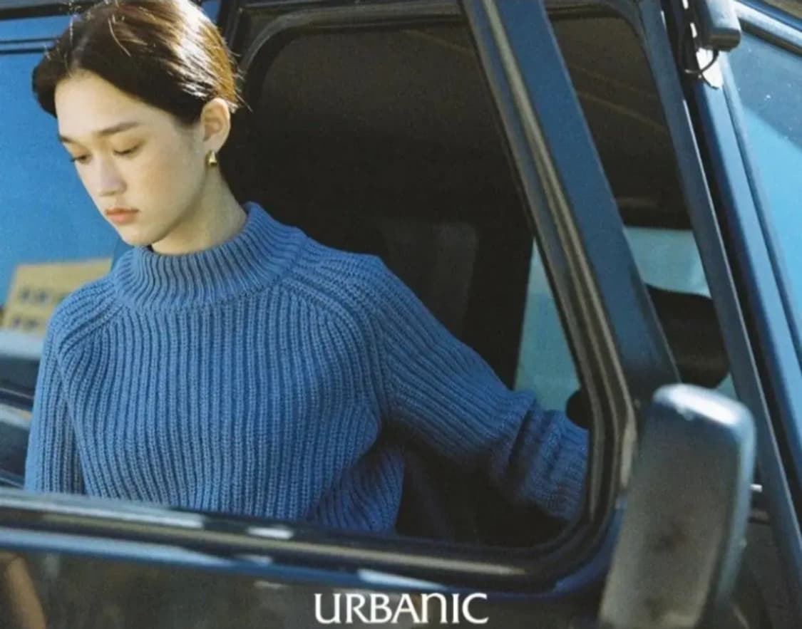 얼바닉30(URBANIC30) 카를로 니트 스톤블루 상품이미지1