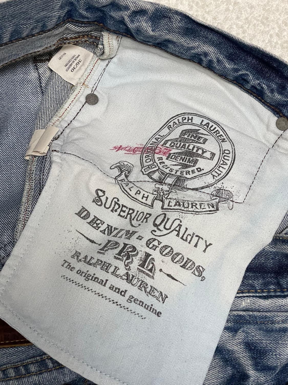 폴로 랄프로렌 데님  36x30 상품이미지8