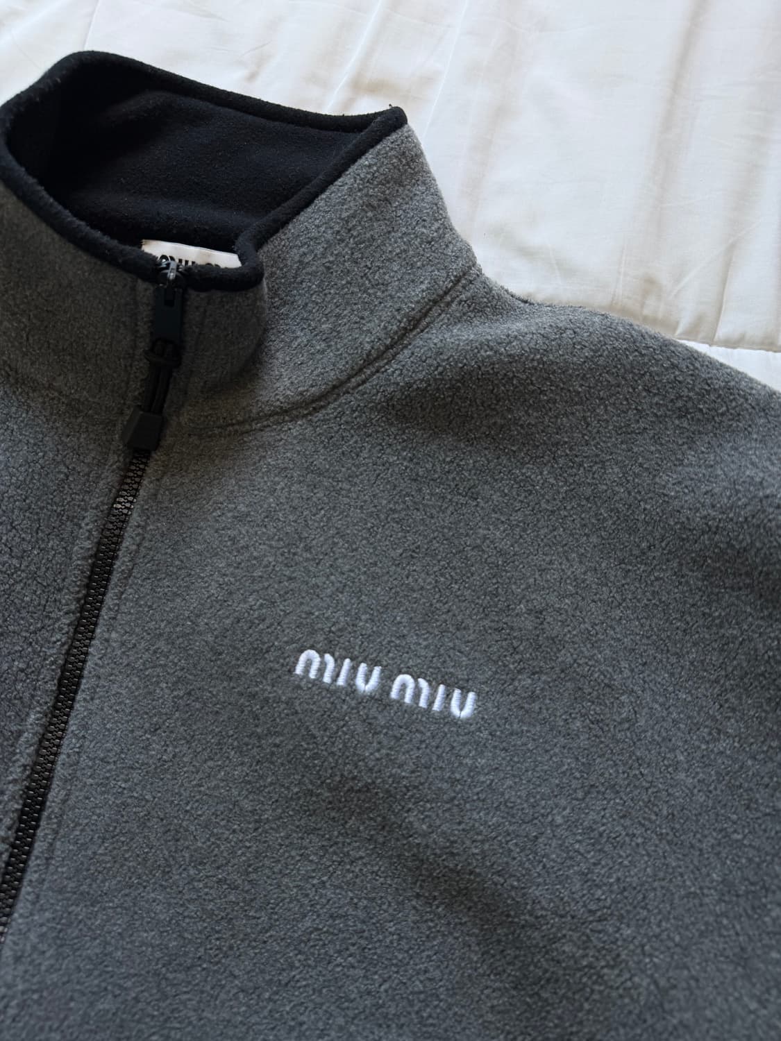 [M] 미우미우 플리스 자켓 그레이  상품이미지10