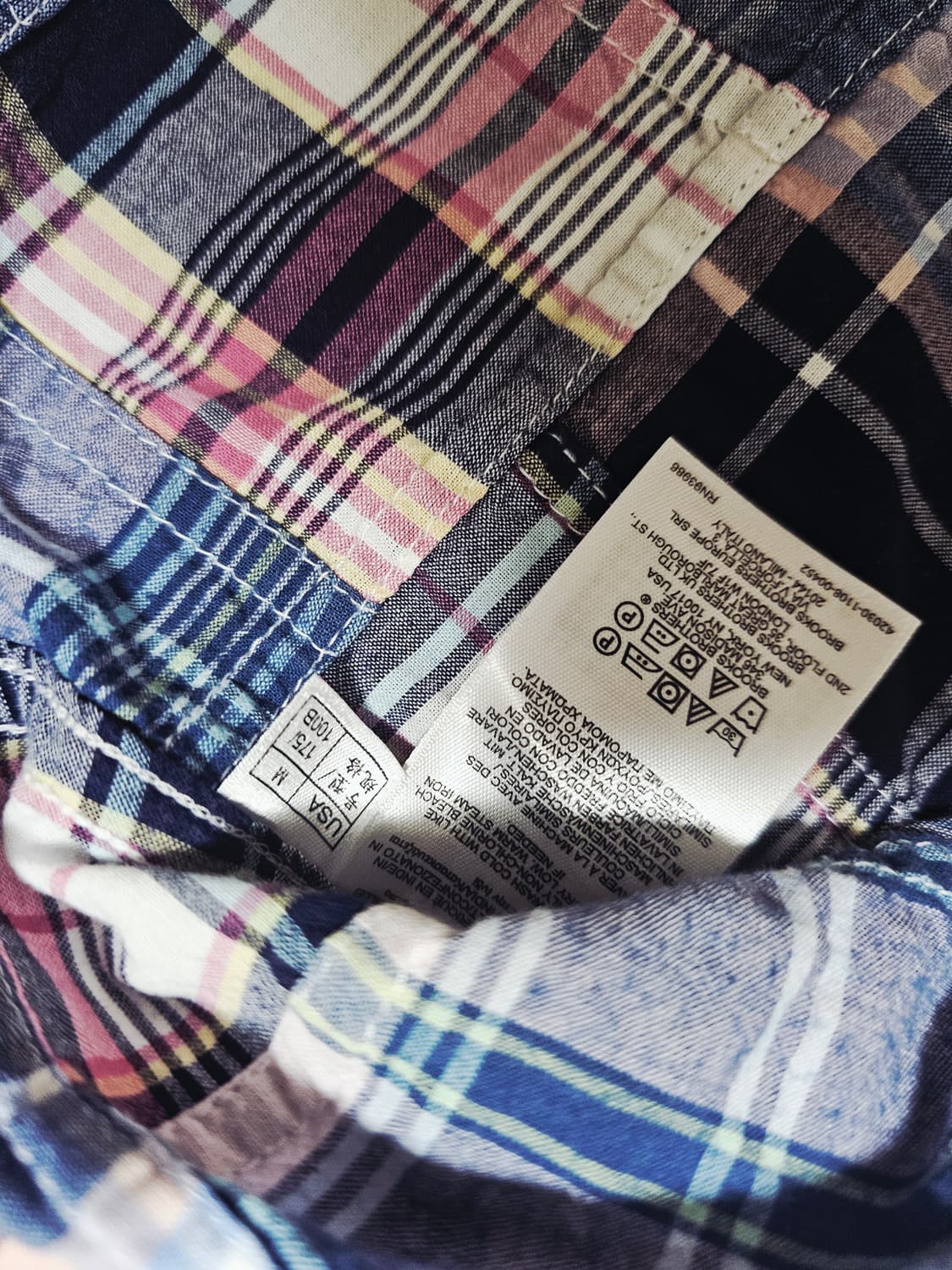 브룩스브라더스 패치워크 셔츠 상품이미지5