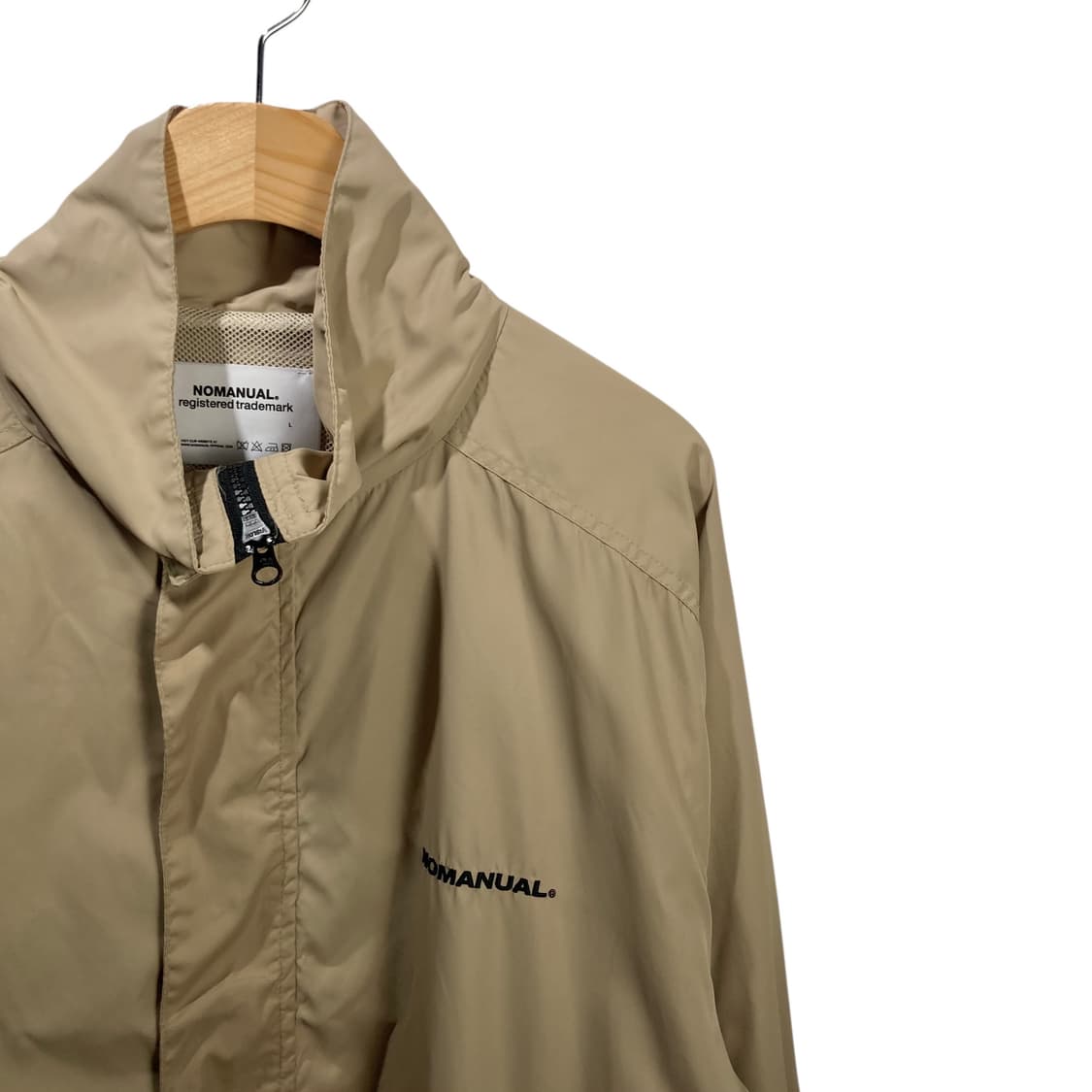 노매뉴얼 베이지 바람막이 상품이미지3
