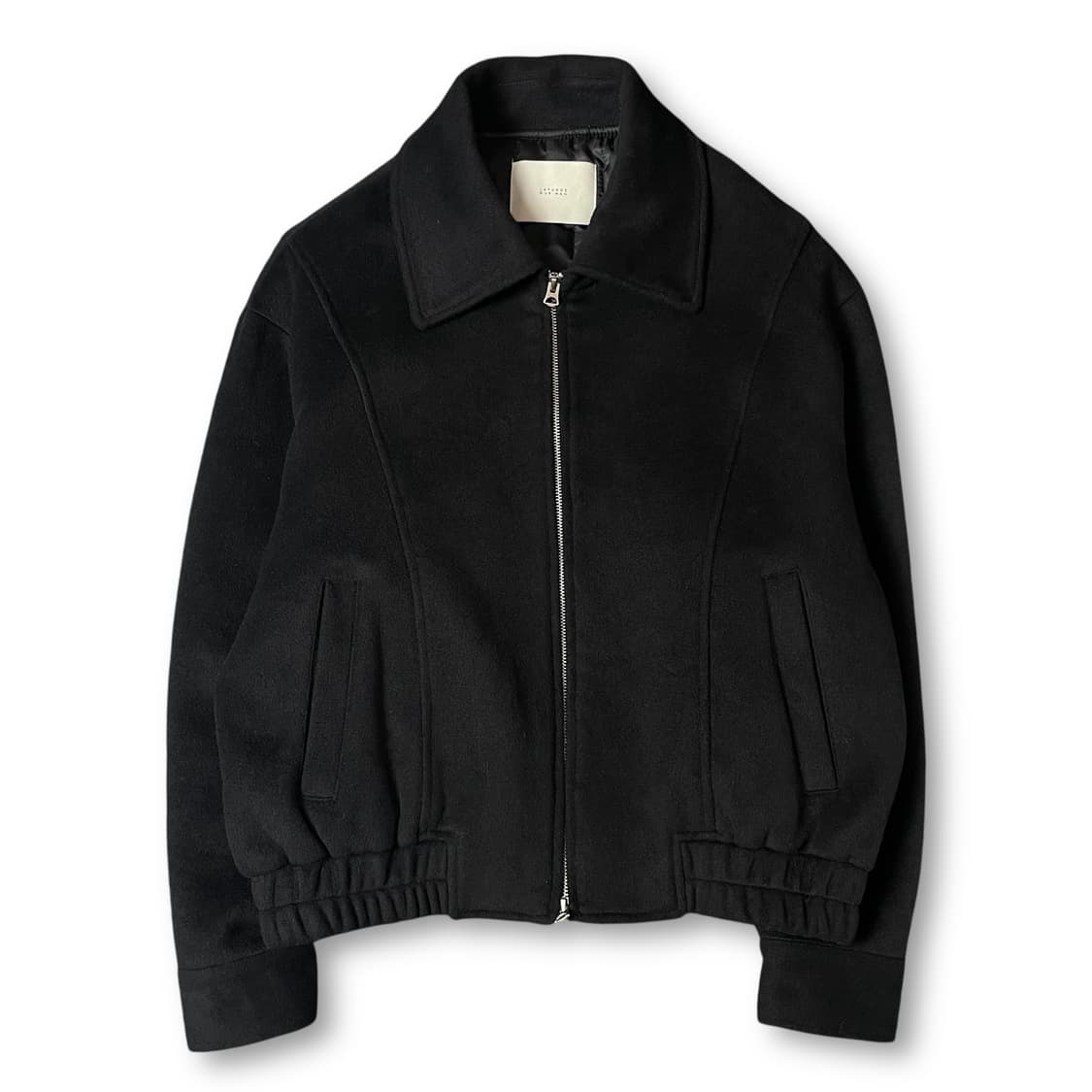 라퍼지스토어 블랙 울 카라 집업 자켓 S 상품이미지1