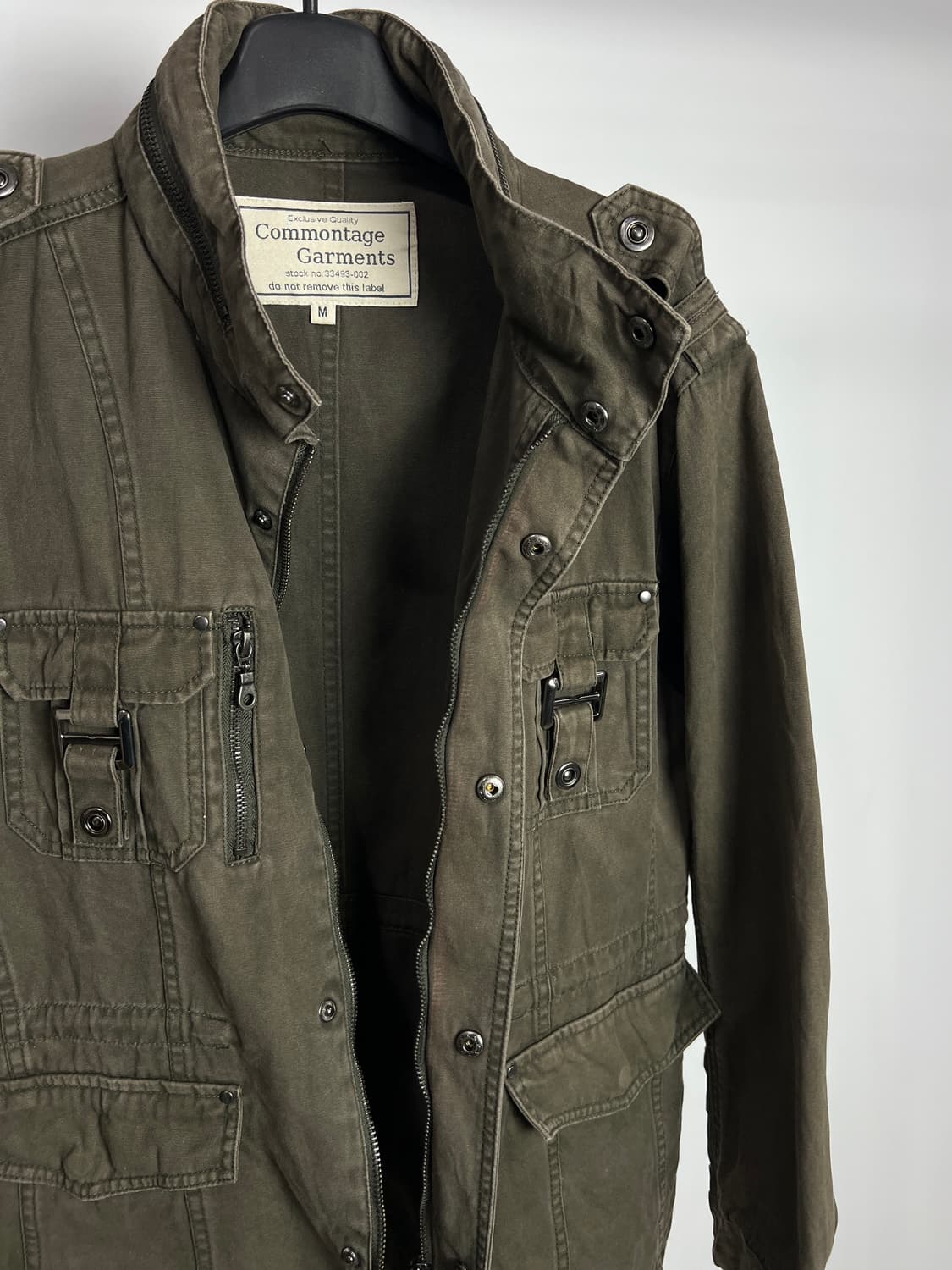 COMMONTAGE GARMENTS 밀터리리 집업 자켓 상품이미지8