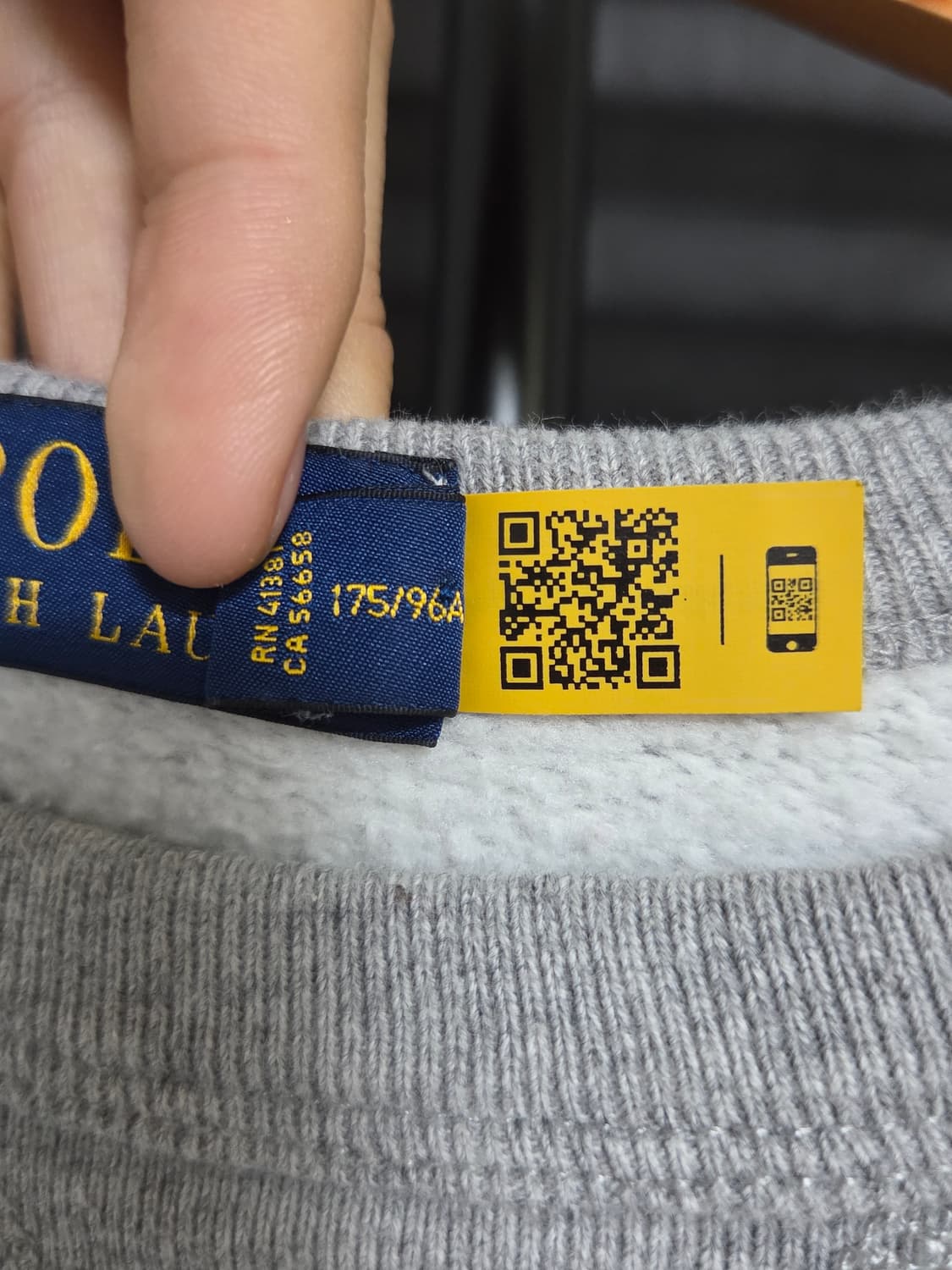 [폴로 랄프로렌] 아플리케 로고 맨투맨 | 00137 상품이미지4