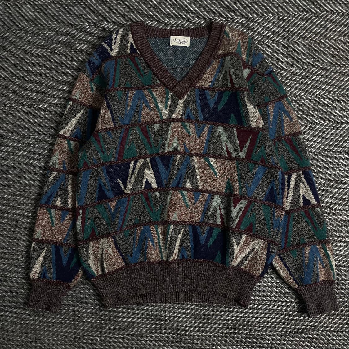 미쏘니 아카이브 패턴 디테일 스웨터y 2909 상품이미지2