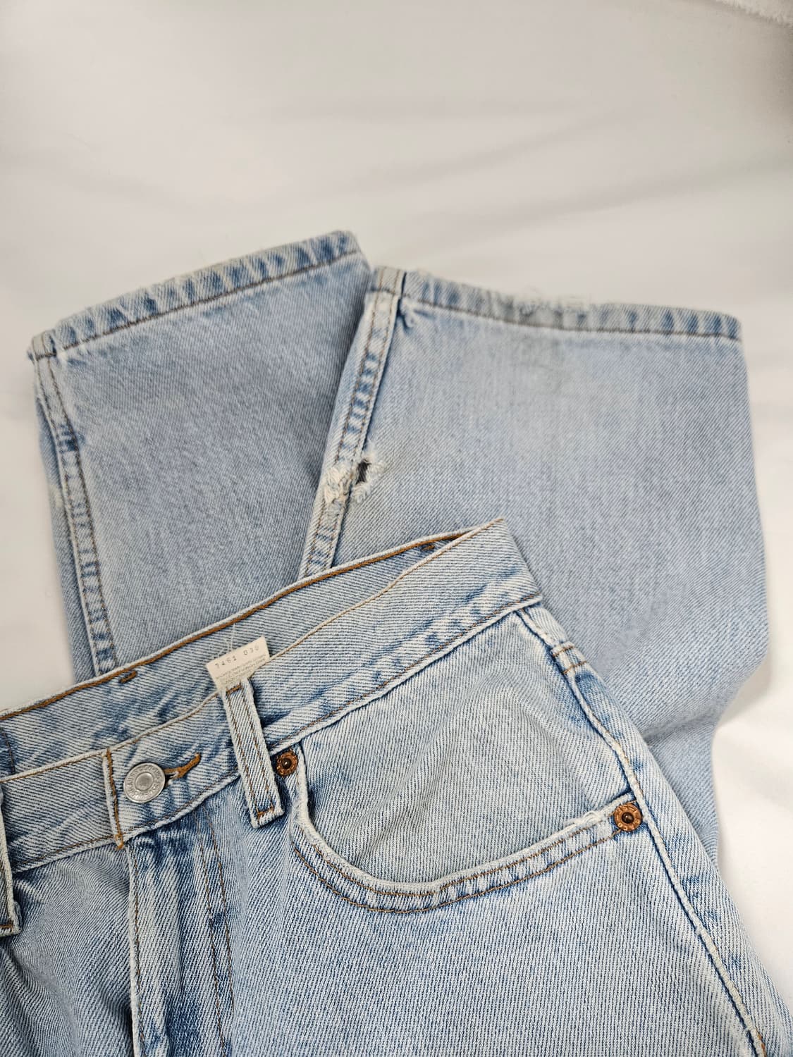 90s 리바이스 550 빈티지 데님팬츠 청바지 오렌지탭 30x32 상품이미지4