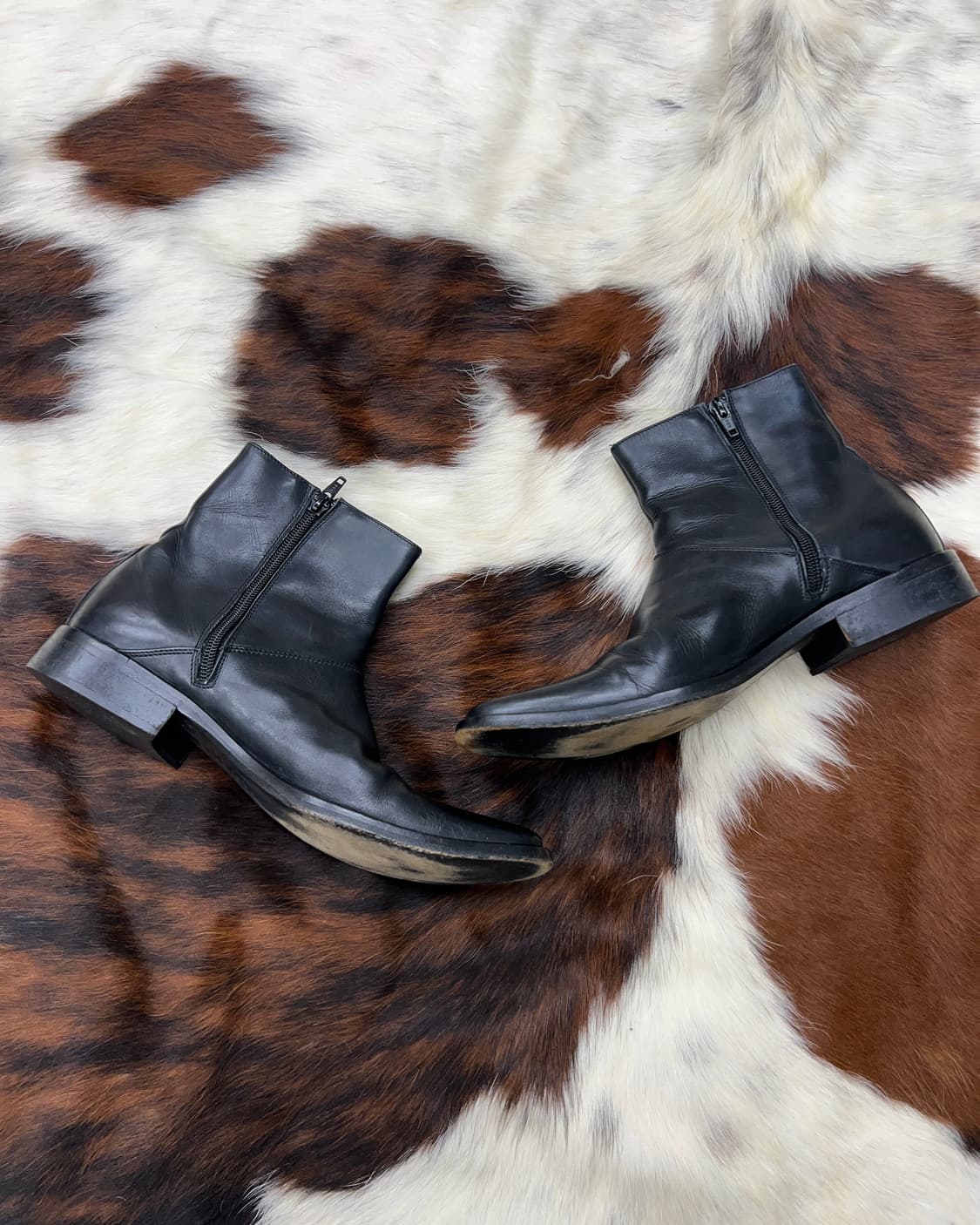 Yohji Yamamoto X BRUNO BORDESE 사이드 지퍼 부츠 상품이미지1