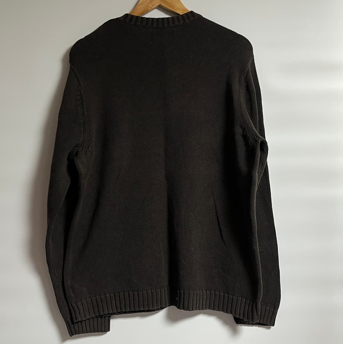 참스 CHAPS 참스 브라운 꽈배기 니트 스웨터 L 상품이미지6