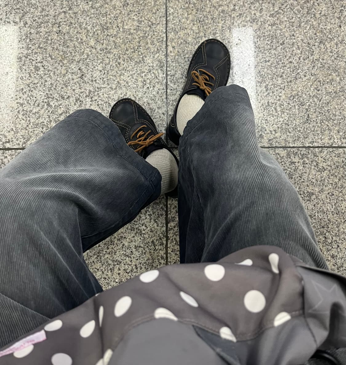 빈티지 디젤 흑청 코듀로이 와이드 오버롤 팬츠 상품이미지7