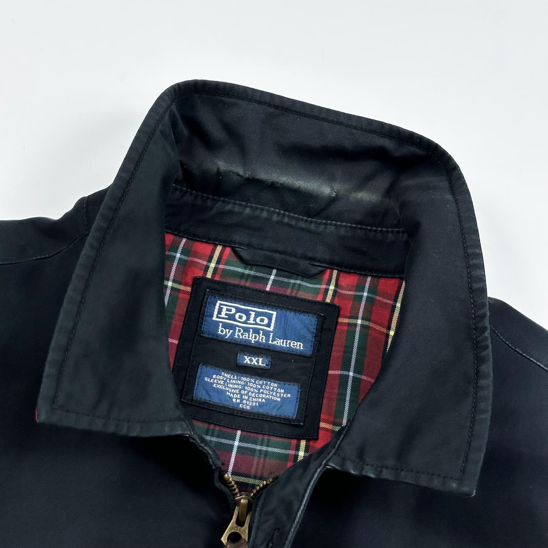 폴로 랄프로렌 포니 바라쿠타 블랙 블루종 자켓 (XXL) 상품이미지5