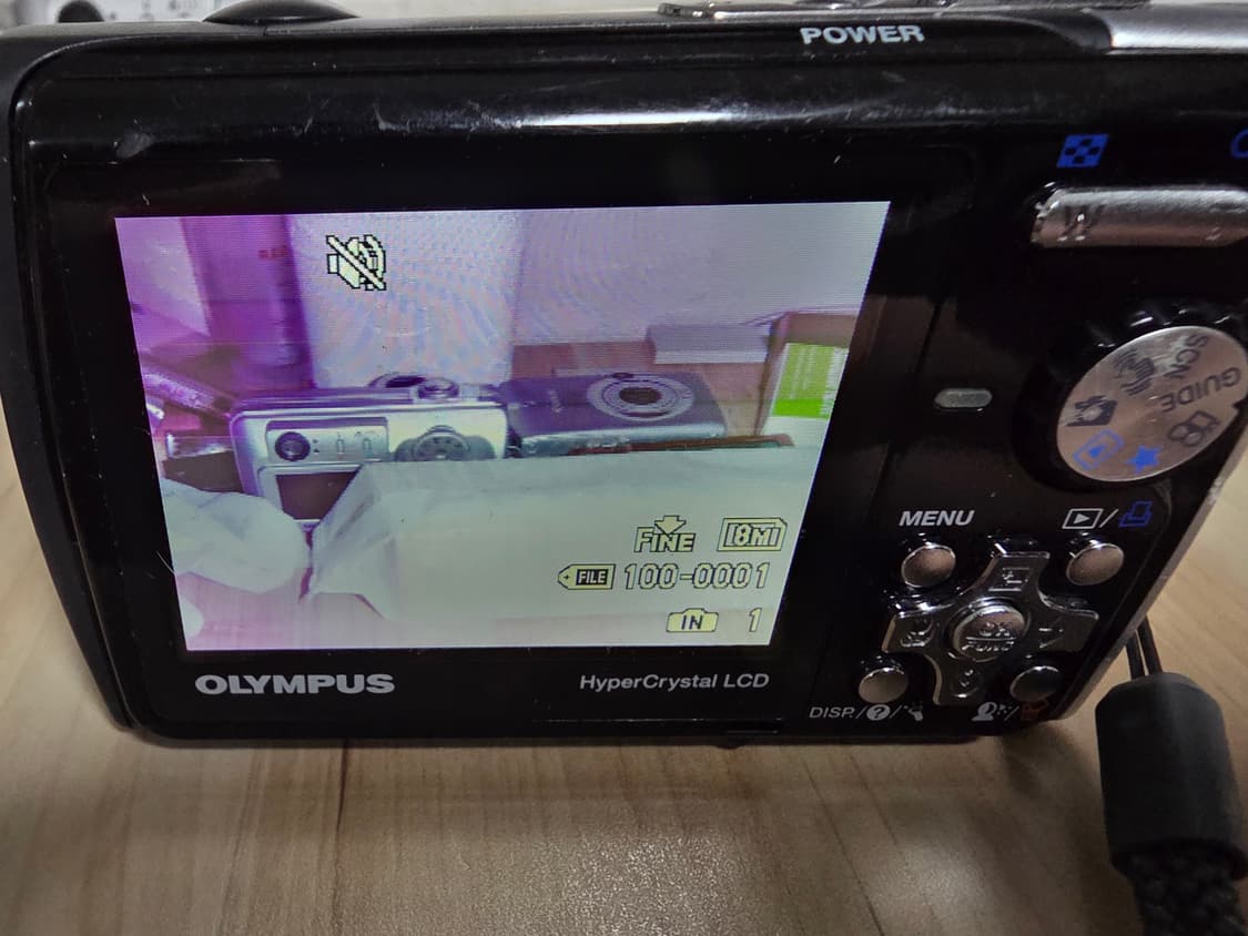올림푸스 뮤 830sw 빈티지 디지털카메라(하자) 상품이미지7