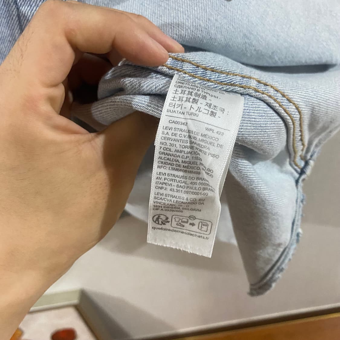 ERL x Levi's 데님 오버셔츠 상품이미지4