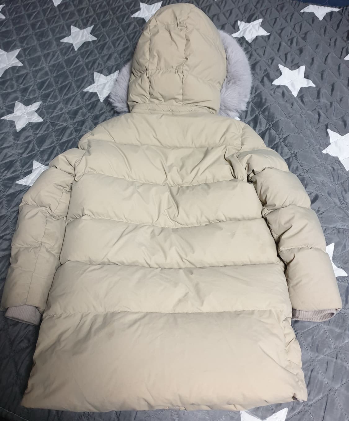 내셔널지오그래픽 키즈 매너티 덕다운 혜비 패딩 베이지 (130) 상품이미지5
