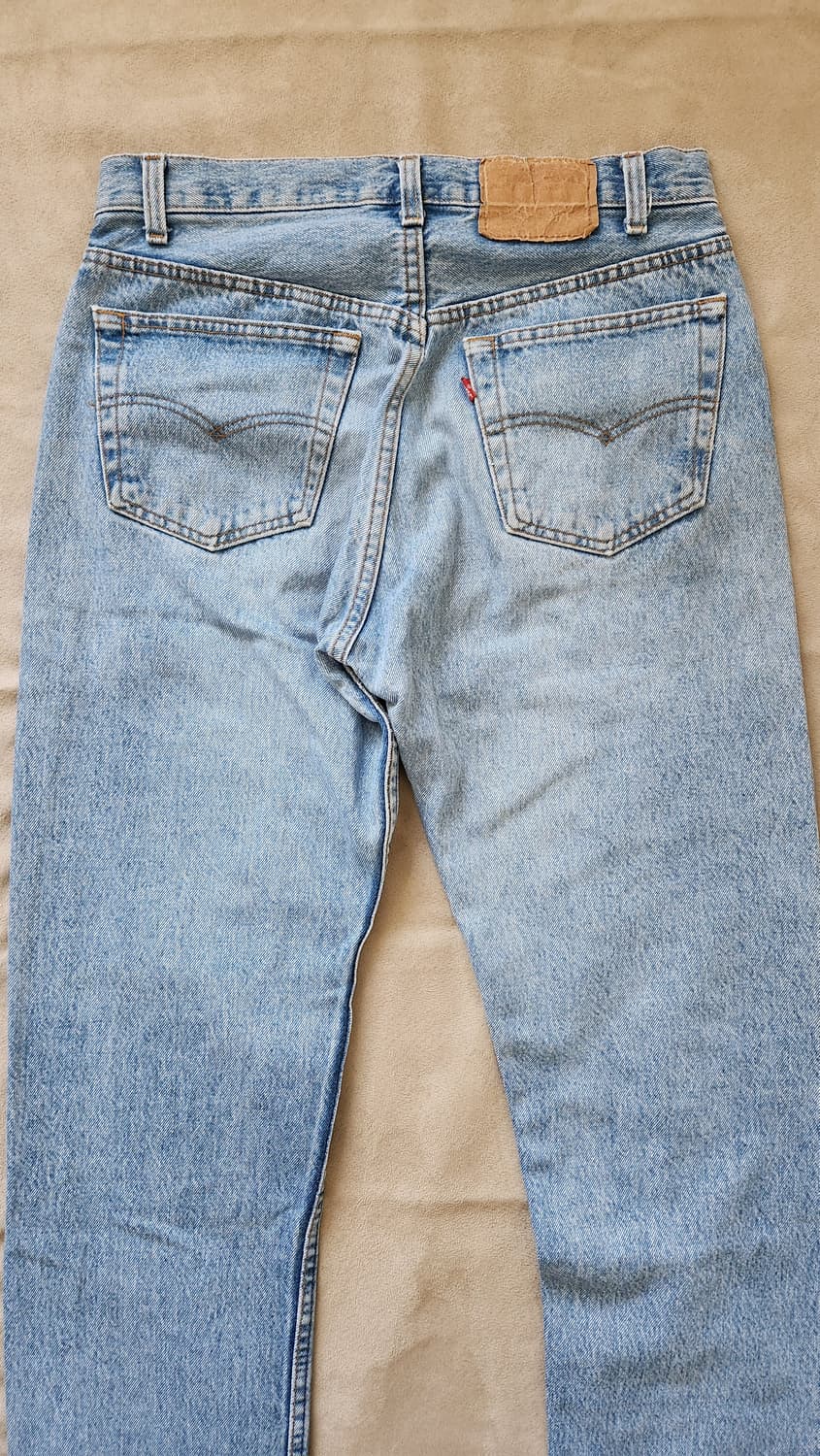 80s 빈티지 USA Levi's 리바이스 501 중청 W32 L32 상품이미지3