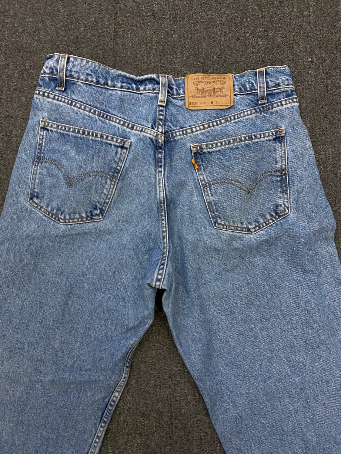 90s Levis 리바이스 550 오렌지탭 데님팬츠 (USA) 상품이미지7