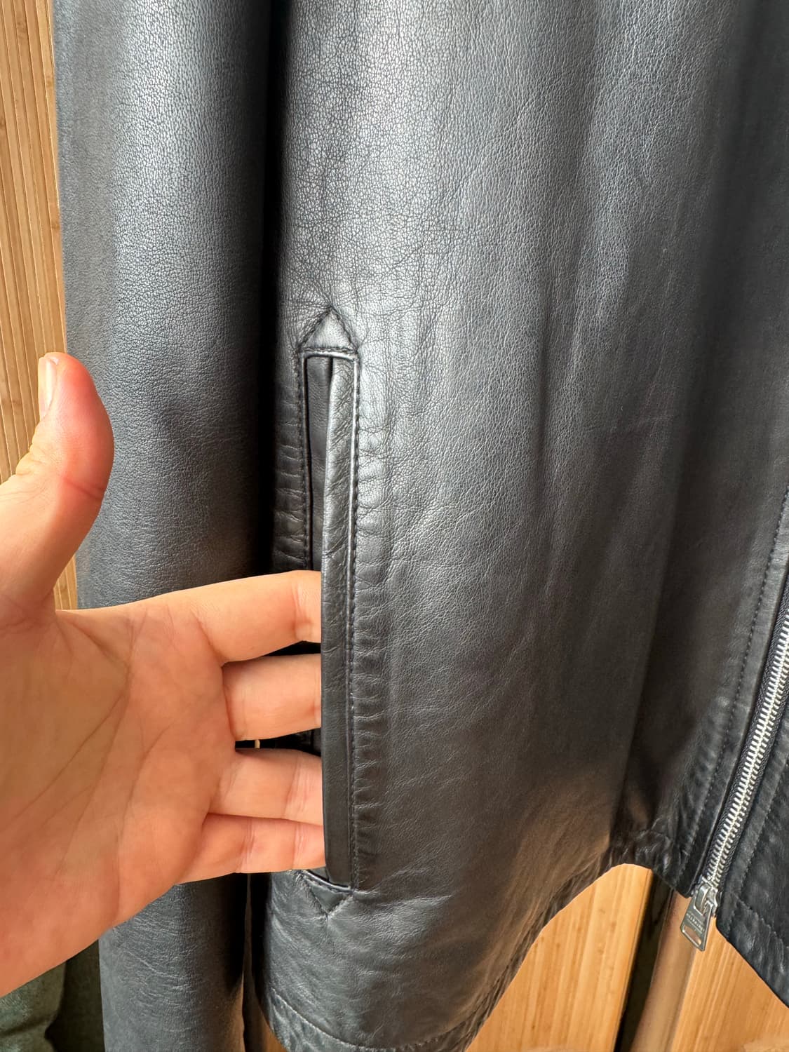 올세인츠(AllSaints) 양가죽 자켓 XL - 상태 최상 상품이미지6