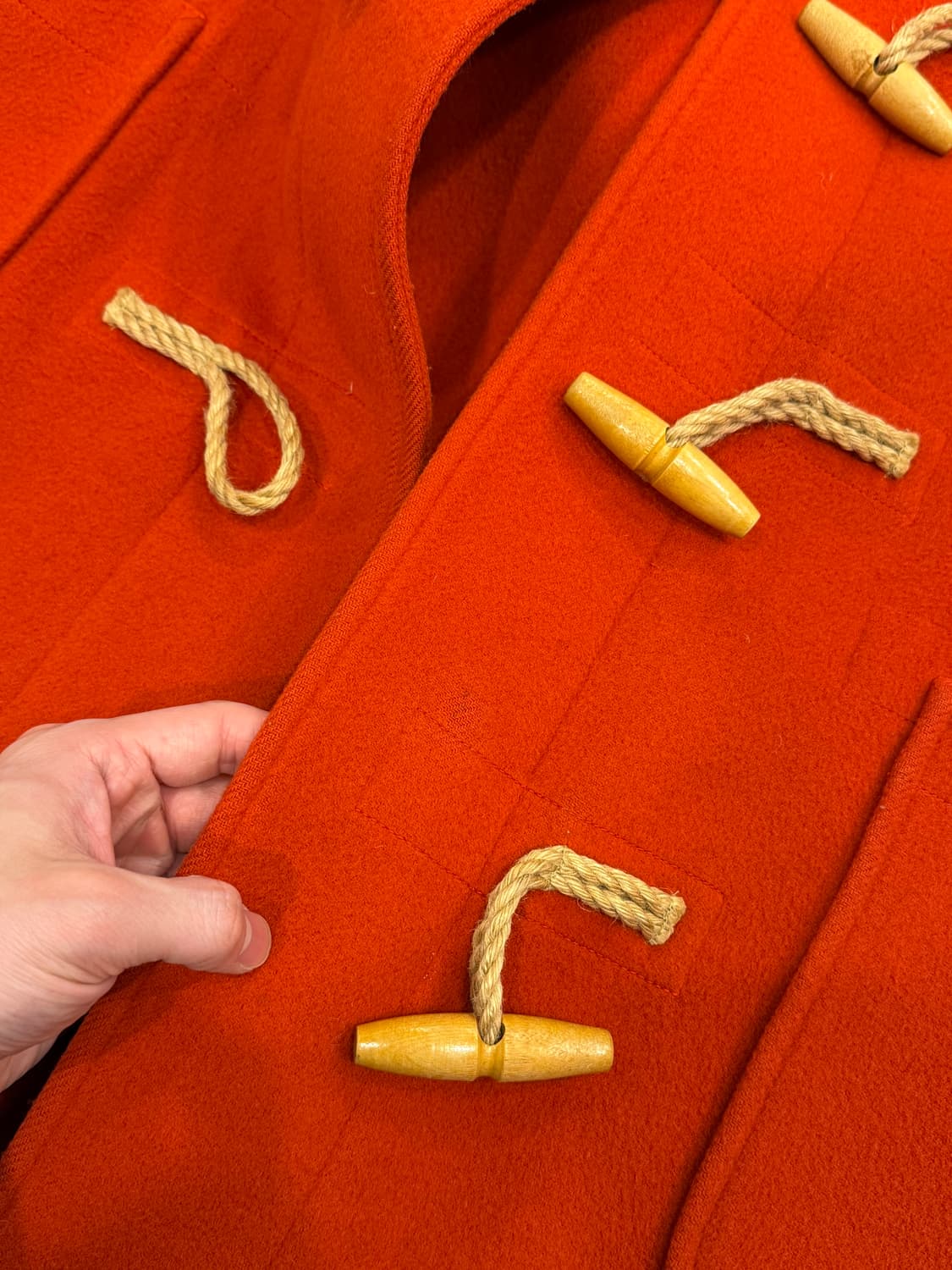 90s Ralph lauren Sport 랄프로렌 스포츠 울 더플 코트 상품이미지8