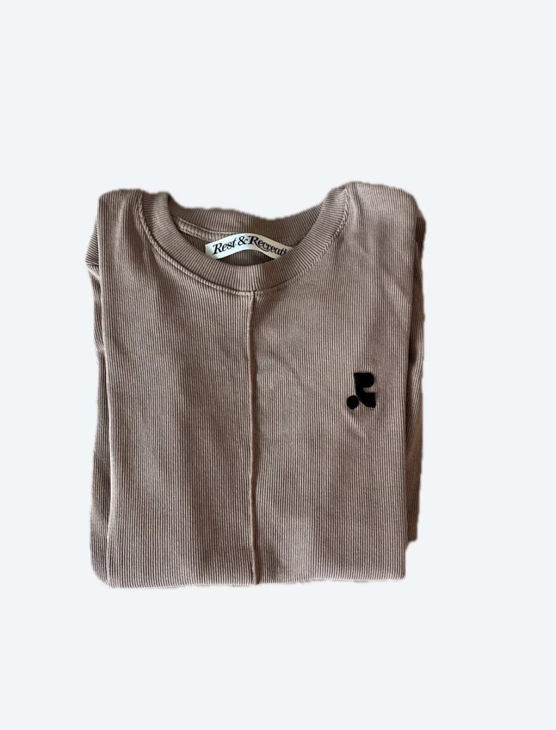 레스트앤레크레이션 긴팔 티셔츠 베이지컬러 상품이미지3