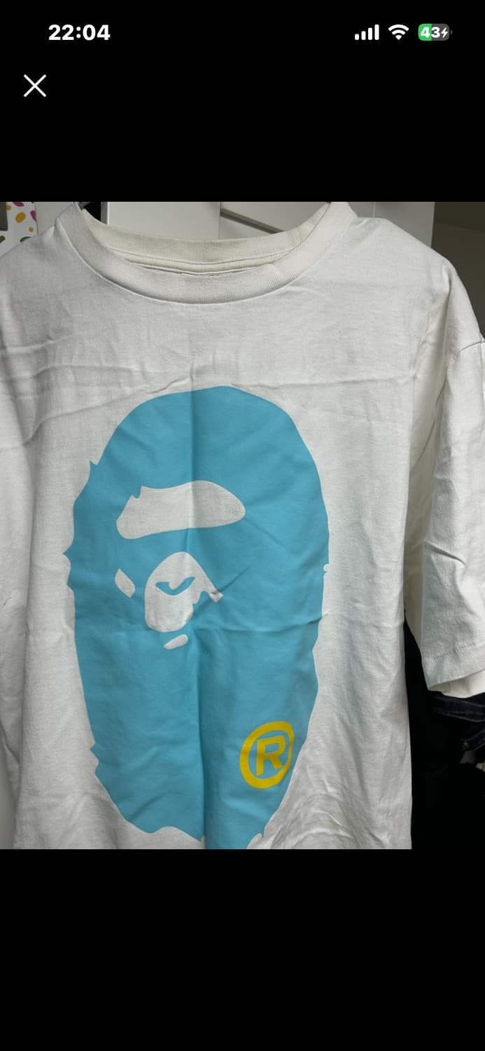 베이프 빅사루 티셔츠 XL 상품이미지1